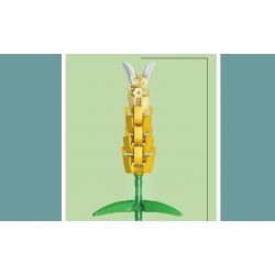 MouldKing 24006 Mould King 24006 non  NỤ VÀNG bộ đồ chơi xếp lắp ráp ghép mô hình Flowers FLOWER WORLD LOLLIPOP PLANT Hoa 120 khối