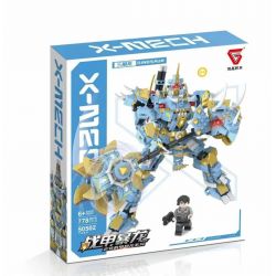 DOUBLE HEIGHT 50502 non  DÒNG KHỦNG LONG MECHA CÓ VŨ TRANG TYRANNOSAURUS BỌC THÉP bộ đồ chơi xếp lắp ráp ghép mô hình 778 khối