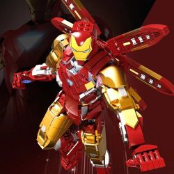 6201 拓乐 6009 non  NGƯỜI SẮT MK85 bộ đồ chơi xếp lắp ráp ghép mô hình Marvel Super Heroes IRON HERO Siêu Anh Hùng Marvel 1339 khối