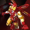 6201 拓乐 6009 non  NGƯỜI SẮT MK85 bộ đồ chơi xếp lắp ráp ghép mô hình Marvel Super Heroes IRON HERO Siêu Anh Hùng Marvel 1339 khối