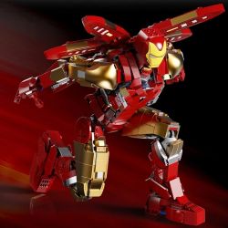 6201 拓乐 6009 non  NGƯỜI SẮT MK85 bộ đồ chơi xếp lắp ráp ghép mô hình Marvel Super Heroes IRON HERO Siêu Anh Hùng Marvel 1339 khối