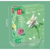 MouldKing 24001 Mould King 24001 non  HOA LOA KÈN bộ đồ chơi xếp lắp ráp ghép mô hình Flowers FLOWER WORLD LILY 178 khối
