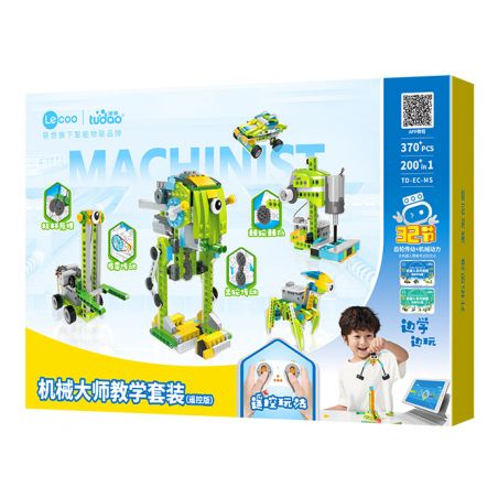 TUDAO TD-EC-MS EC-MS TDEC-MS non  BỘ GIÁO TRÌNH TỔNG THỂ CƠ KHÍ (PHIÊN BẢN ĐIỀU KHIỂN TỪ XA) bộ đồ chơi xếp lắp ráp ghép mô hình  CREATIVE KIT Kỹ Thuật Công Nghệ Cao Mô Hình Phương Tiện 370 khối