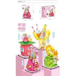 SEMBO 601623 non  THANH LONG NGỌT bộ đồ chơi xếp lắp ráp ghép mô hình Creator Sáng Tạo 298 khối