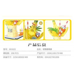 SEMBO 601622 non  NHÀ CHUỐI SÁP MỀM bộ đồ chơi xếp lắp ráp ghép mô hình Creator Sáng Tạo 296 khối