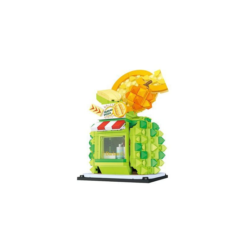 SEMBO 601621 non  VUA TRÁI CÂY SẦU RIÊNG HOUSE bộ đồ chơi xếp lắp ráp ghép mô hình Creator Sáng Tạo 322 khối