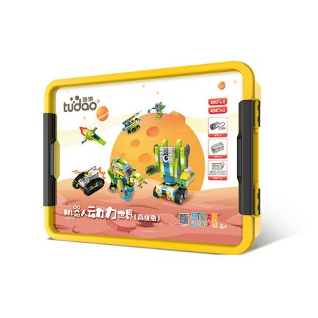 TUDAO TD-BOX-RE BOX-RE TDBOX-RE non  ROBOT POWER WORLD (PHIÊN BẢN CAO CẤP) bộ đồ chơi xếp lắp ráp ghép mô hình  Kỹ Thuật Công Nghệ Cao Mô Hình Phương Tiện 430 khối