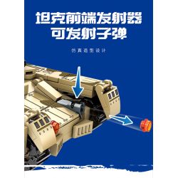 SEMBO 207004 non  XE TĂNG T90S bộ đồ chơi xếp lắp ráp ghép mô hình Military Army SURVIVAL WARFARE T90S TANK Quân Sự Bộ Đội 710 khối