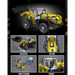 MouldKing 17026 Mould King 17026 non  MÁY XÚC LẬT THỦY TĨNH LIEBHERR L550 KHÍ NÉN bộ đồ chơi xếp lắp ráp ghép mô hình  PNEUMATIC LOADER L550 Kỹ Thuật Công Nghệ Cao Mô Hình Phương Tiện 1803 khối