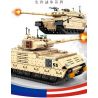 SEMBO 207005 non  XE TĂNG CHIẾN ĐẤU CHỦ LỰC MERKAVA 4 bộ đồ chơi xếp lắp ráp ghép mô hình Military Army SURVIVAL WARFARE MERKAVA MAIN BATTLE TANK Quân Sự Bộ Đội 659 khối