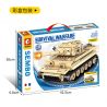 SEMBO 207006 non  XE TĂNG HẠNG NẶNG HỔ bộ đồ chơi xếp lắp ráp ghép mô hình Military Army SURVIVAL WARFARE PANZERKAMPFWAGEN AUSF.E TIGER Quân Sự Bộ Đội 597 khối