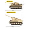 SEMBO 207006 non  XE TĂNG HẠNG NẶNG HỔ bộ đồ chơi xếp lắp ráp ghép mô hình Military Army SURVIVAL WARFARE PANZERKAMPFWAGEN AUSF.E TIGER Quân Sự Bộ Đội 597 khối