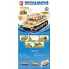 SEMBO 207006 non  XE TĂNG HẠNG NẶNG HỔ bộ đồ chơi xếp lắp ráp ghép mô hình Military Army SURVIVAL WARFARE PANZERKAMPFWAGEN AUSF.E TIGER Quân Sự Bộ Đội 597 khối
