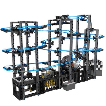 MouldKing 26002 Mould King 26002 REBRICKABLE MOC-135142 135142 MOC135142 non  TÀU LƯỢN BÓNG bộ đồ chơi xếp lắp ráp ghép mô hình GREAT BALL CONTRAPTION MARBLE RUN 2438 khối