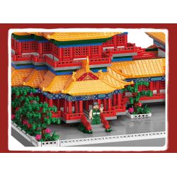 MOYU BLOCK MY92020 92020 non  THÁP NHẠC GIANG NAM KINH TÔ bộ đồ chơi xếp lắp ráp ghép mô hình 5036 khối