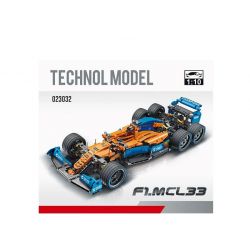 MorkModel 023032 Mork Model 023032 non  MCLAREN F1 tỷ lệ 1:10 bộ đồ chơi xếp lắp ráp ghép mô hình  F1.MCL33 Kỹ Thuật Công Nghệ Cao Mô Hình Phương Tiện 1177 khối