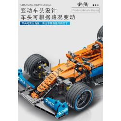 MorkModel 023032 Mork Model 023032 non  MCLAREN F1 tỷ lệ 1:10 bộ đồ chơi xếp lắp ráp ghép mô hình  F1.MCL33 Kỹ Thuật Công Nghệ Cao Mô Hình Phương Tiện 1177 khối
