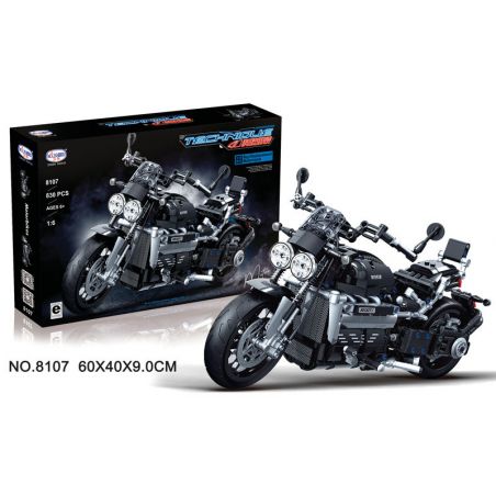 Winner 8107 non  DÒNG XE MÁY LỚN tỷ lệ 1:6 bộ đồ chơi xếp lắp ráp ghép mô hình  Kỹ Thuật Công Nghệ Cao Mô Hình Phương Tiện 830 khối