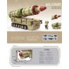 Decool 61013 Jisi 61013 non  TÊN LỬA ĐẠN ĐẠO CHIẾN LƯỢC LIÊN LỤC ĐỊA DONGFENG-41 bộ đồ chơi xếp lắp ráp ghép mô hình Military Army MILITARY DF-41 BALLISTIC MISSILE Quân Sự Bộ Đội 238 khối