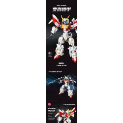 JIESTAR 67031 non  HIỆP SĨ RỰC LỬA bộ đồ chơi xếp lắp ráp ghép mô hình Military Army SUPER DEFORMED FLAMING METEOR Quân Sự Bộ Đội 952 khối