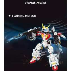 JIESTAR 67031 non  HIỆP SĨ RỰC LỬA bộ đồ chơi xếp lắp ráp ghép mô hình Military Army SUPER DEFORMED FLAMING METEOR Quân Sự Bộ Đội 952 khối