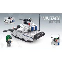 Decool 61009 Jisi 61009 non  XE TĂNG CHIẾN ĐẤU CHỦ LỰC 99A bộ đồ chơi xếp lắp ráp ghép mô hình Military Army MILITARY 99A MAIN BATTLE TANK Quân Sự Bộ Đội 343 khối