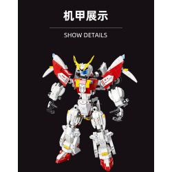 JIESTAR 67031 non  HIỆP SĨ RỰC LỬA bộ đồ chơi xếp lắp ráp ghép mô hình Military Army SUPER DEFORMED FLAMING METEOR Quân Sự Bộ Đội 952 khối