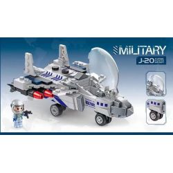 Decool 61002 Jisi 61002 non  MÁY BAY CHIẾN ĐẤU J-20 bộ đồ chơi xếp lắp ráp ghép mô hình Military Army MILITARY J-20 FIGHTER AIRCRAFT Quân Sự Bộ Đội 205 khối