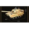 JIESTAR 61059 non  XE TĂNG HẠNG NHẸ KIỂU 15 bộ đồ chơi xếp lắp ráp ghép mô hình Military Army TYPE 15 LIGHT TANK Quân Sự Bộ Đội 358 khối