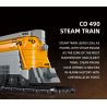 JIESTAR 59021 non  CHESAPEAKE VÀ OHIO RAILROAD ĐẦU MÁY HƠI NƯỚC HUDSON SỐ 490 bộ đồ chơi xếp lắp ráp ghép mô hình Creator Expert CO 490 STEAM TRAIN Chuyên Gia Sáng Tạo 808 khối
