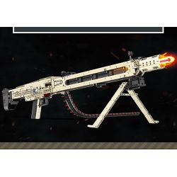 REOBRIX 77006 non  SÚNG MÁY ĐA NĂNG MG-42 bộ đồ chơi xếp lắp ráp ghép mô hình Gun MASCHINENGEWEHR 42 1886 khối