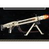REOBRIX 77006 non  SÚNG MÁY ĐA NĂNG MG-42 bộ đồ chơi xếp lắp ráp ghép mô hình Gun MASCHINENGEWEHR 42 1886 khối