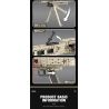 REOBRIX 77006 non  SÚNG MÁY ĐA NĂNG MG-42 bộ đồ chơi xếp lắp ráp ghép mô hình Gun MASCHINENGEWEHR 42 1886 khối
