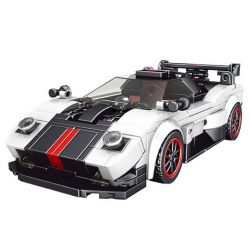 MouldKing 27030 Mould King 27030 non  CON TRAI CỦA GIÓ bộ đồ chơi xếp lắp ráp ghép mô hình Speed Champions Racing Cars Đua Xe Công Thức 374 khối