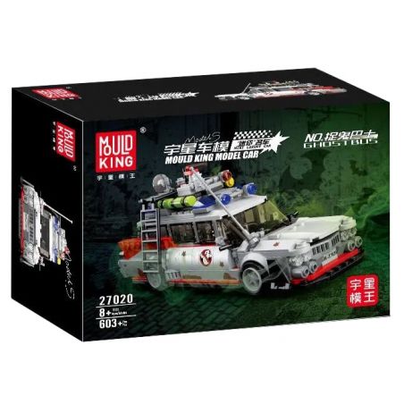 MouldKing 10021 27020 Mould King 10021 27020 non  XE BUÝT MA bộ đồ chơi xếp lắp ráp ghép mô hình Movie & Game GHOST BUS Phim Và Trò Chơi 603 khối