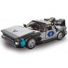 MouldKing 27019 Mould King 27019 non  XE THỜI GIAN VÀ KHÔNG bộ đồ chơi xếp lắp ráp ghép mô hình Movie & Game DELOREAN-12 CAR Phim Và Trò Chơi 392 khối