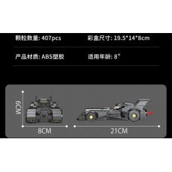 MouldKing 27018 10020 Mould King 27018 10020 non  DƠI ROADSTER bộ đồ chơi xếp lắp ráp ghép mô hình The  Batman Movie BAT SPORTS CAR Người Dơi Bảo Vệ Gotham 407 khối