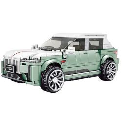 MouldKing 27028 Mould King 27028 non  HỒNG KỲ E-HS9 bộ đồ chơi xếp lắp ráp ghép mô hình Speed Champions Racing Cars Đua Xe Công Thức 436 khối