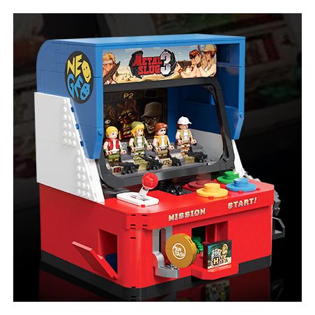 PANTASY 86231 non  METAL SLUG 3 CẢNH NEOGEO ARCADE bộ đồ chơi xếp lắp ráp ghép mô hình Trò Chơi