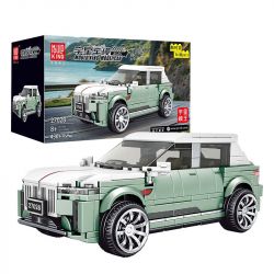 MouldKing 27028 Mould King 27028 non  HỒNG KỲ E-HS9 bộ đồ chơi xếp lắp ráp ghép mô hình Speed Champions Racing Cars Đua Xe Công Thức 436 khối