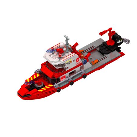 JAKI JK9219 9219 non  TÀU LỬA bộ đồ chơi xếp lắp ráp ghép mô hình City Thành Phố 296 khối