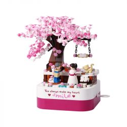 JAKI JK1311 1311 non  HỘP NHẠC THỜI GIAN YÊU THƯƠNG bộ đồ chơi xếp lắp ráp ghép mô hình Creator Sáng Tạo 449 khối