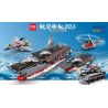 MINGDI K0290 0290 non  HÀNG KHÔNG MẪU HẠM 003 bộ đồ chơi xếp lắp ráp ghép mô hình Military Army AIRCRAFT CARRIER 003 Quân Sự Bộ Đội 854 khối
