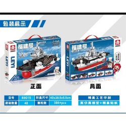 LEYI 89015 non  HÀNG KHÔNG MẪU HẠM FUJIAN Q PHIÊN BẢN bộ đồ chơi xếp lắp ráp ghép mô hình Military Army AIRCRAFT CARRIER Quân Sự Bộ Đội 386 khối