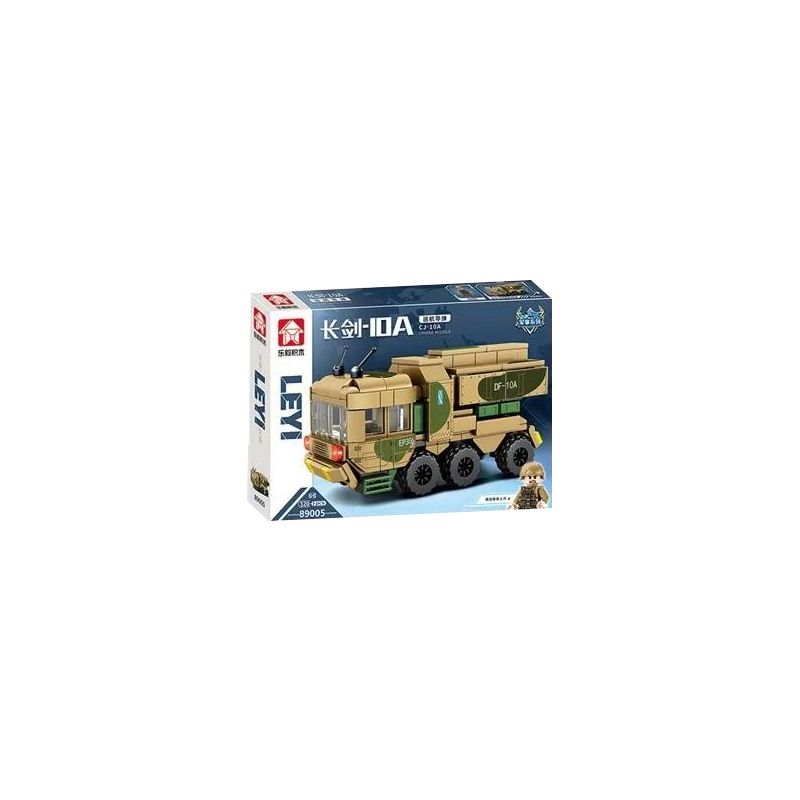 LEYI 89005 non  PHIÊN BẢN Q TÊN LỬA HÀNH TRÌNH LONG SWORD-10A bộ đồ chơi xếp lắp ráp ghép mô hình Military Army CJ-10A CRUISE MISSILE Quân Sự Bộ Đội 320 khối
