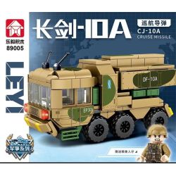 LEYI 89005 non  PHIÊN BẢN Q TÊN LỬA HÀNH TRÌNH LONG SWORD-10A bộ đồ chơi xếp lắp ráp ghép mô hình Military Army CJ-10A CRUISE MISSILE Quân Sự Bộ Đội 320 khối