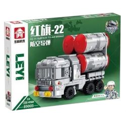 LEYI 89003 non  TÊN LỬA PHÒNG KHÔNG HONGQI-22 PHIÊN BẢN bộ đồ chơi xếp lắp ráp ghép mô hình Military Army HQ-22 SURFACE TO AIR MISSILE Quân Sự Bộ Đội 280 khối