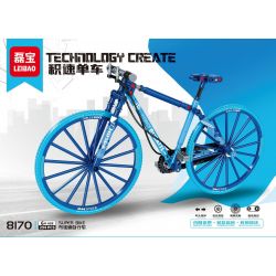 LEIBAO 8170 non  XE ĐẠP TỐC ĐỘ BUGATTI BIKE bộ đồ chơi xếp lắp ráp ghép mô hình  Kỹ Thuật Công Nghệ Cao Mô Hình Phương Tiện 294 khối