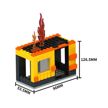 JAKI JK9250 9250 non  KHOAN LỬA bộ đồ chơi xếp lắp ráp ghép mô hình City Thành Phố 542 khối