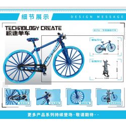 LEIBAO 8170 non  XE ĐẠP TỐC ĐỘ BUGATTI BIKE bộ đồ chơi xếp lắp ráp ghép mô hình  Kỹ Thuật Công Nghệ Cao Mô Hình Phương Tiện 294 khối